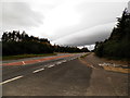 Staggered junction on A835 near Mullins Wood