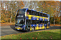 The Doddie Weir bus at Tweedbank