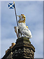 NT2573 : Unicorn on Edinburgh Mercat Cross by Robin Webster