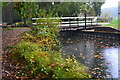 Swing bridge by the Canal Centre at Mytchett