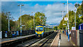 Manchester bound class 185 dmu at Hathersage