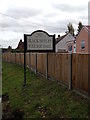 TL7620 : Black Notley Village Hall sign by Geographer