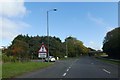 Rumble Strips warning at junction of A38 with Callowbrook Lane