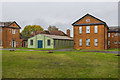 TL4546 : Buildings 6, 287 and 7, Duxford Airfield domestic site by Ian Capper