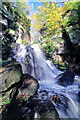 SK3160 : The lower falls in Lumsdale by Andy Stephenson