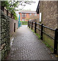 Exit path from Heath Low Level station, Cardiff