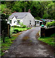 House on the north bank of the Afon Giedd, Cwmgiedd, Powys