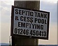 Sign on telegraph pole on Ash Lane 0002