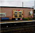 Reminder of Buckley Junction on platform 1, Buckley station