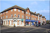 TQ0088 : Shops on Packhorse Road, Gerrards Cross by Des Blenkinsopp