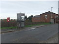 Phone box by Whitgift Chapel