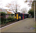 ST1580 : Coryton train leaving Whitchurch station, Cardiff by Jaggery