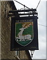 Sign for the White Hart Inn, Ashton Keynes