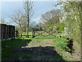 Footpath running north from Sudbury