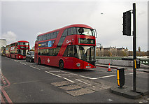 TQ3079 : Buses, London by Rossographer