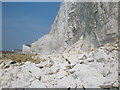 TV5496 : Rockfalls on the beach at Baily's Hill, Seven Sisters by Andrew Diack