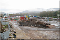 ST1283 : Site for TfW's depot for the South Wales Metro at Taffs Well by Gareth James