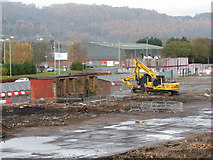 ST1283 : Site for TfW's depot for the South Wales Metro at Taffs Well by Gareth James