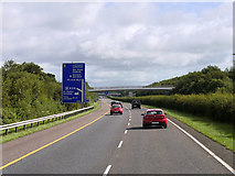 R5450 : Northbound M20 approaching Junction 3 (Raheen) by David Dixon