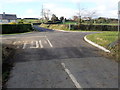 The Drumaroad Cross Roads on the Ballynahinch Road viewed from the Scrib Road