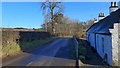 Road junction and housing at Kittochside