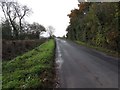 Baulking Road near intersection with disused Wilts & Berks Canal