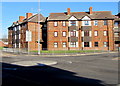 Three-storey housing on a Llanelli corner