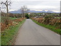 View South along the descending Tannaghmore Road