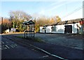 Bus stop outside Elm Tree Park