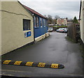 Entrance to Roy Hatton Car Sales premises, Brecon