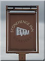 Sign for the Stonehenge  Inn, Durrington