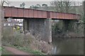 SO3701 : Old railway bridge at Usk by John Winder