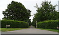 Entrance to Heale House and garden