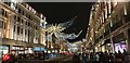 TQ2980 : Regent Street Christmas Lights 2019 by Christine Matthews