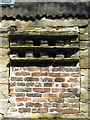 Dovecote in cottage wall, Rookhope