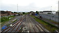 N1374 : View WSW from bridge at Longford Railway Stn by Colin Park