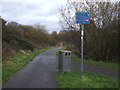 Cycle path junction, National Cycle Route 71 / 72