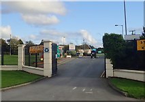 J0408 : Entrance Gate to V & W Recycling on Newry Road, Dundalk by Eric Jones