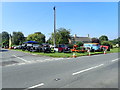 Vintage vehicles on display