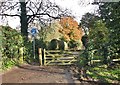 Gate on Marston Lane