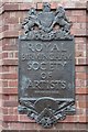 Royal Birmingham Society of Arts plaque