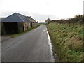 Road (B9031) at Towie