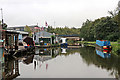 Canal and boatyard in Stoke-on-Trent