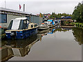 Moored boats in Stoke-on-Trent