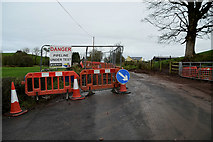 H4866 : Roadworks along Tullyrush Road by Kenneth  Allen