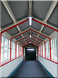 SX9063 : On Torquay station footbridge by John Lucas