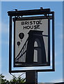 Sign for the Bristol House, Weston-super-Mare