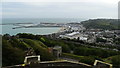 Dover Castle - On the roof of The Keep, view to Dover centre