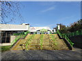 Steps at the entrance to Gurnell Leisure Centre