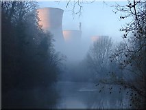 SJ6603 : Cooling towers of Ironbridge Power Station by Philip Halling